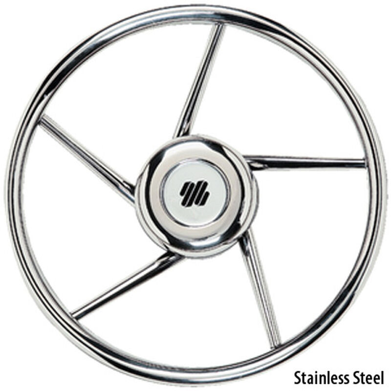 UFlex 5-Spoke Non-Magnetic Stainless Steel Steering Wheel image number 1